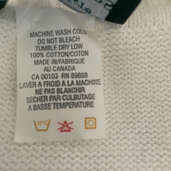 Parkhurst | White knit crew knit sweater. Size XL. Ribbed NWT cozy Cottagecore - Picture 9 of 12